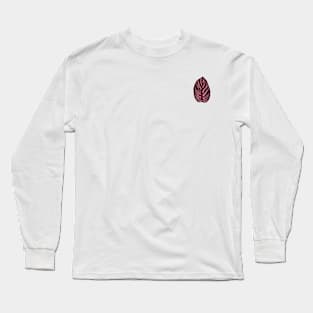 Calathea Ornata Leaf Long Sleeve T-Shirt